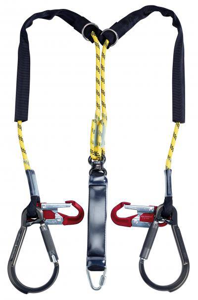 P+P Safety Chunkie 1.75m Twin Leg Lanyard 90270/DYN/BB/20 - SecureHeights