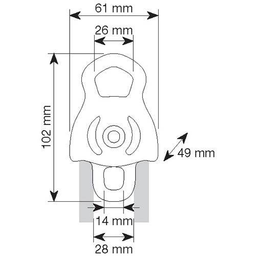 CAMP Safety DRYAD Compact Prusik Double Pulley 2156 - SecureHeights