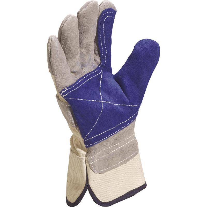 DeltaPlus DS202RP Cowhide Leather Docker Rigger Gloves (10 Pairs) - SecureHeights