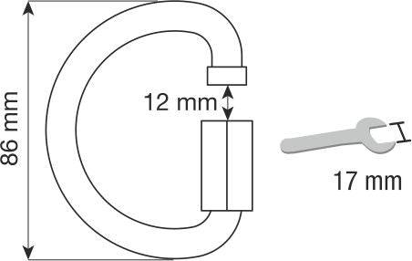 CAMP Safety D Shaped Steel Quick Link 0691 - SecureHeights