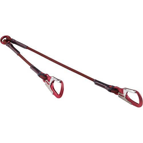 CAMP Safety DYNATWO 40cm-70cm Twin Leg Work Positioning Rope Lanyard with 23mm Aluminium Hooks 213102 - SecureHeights