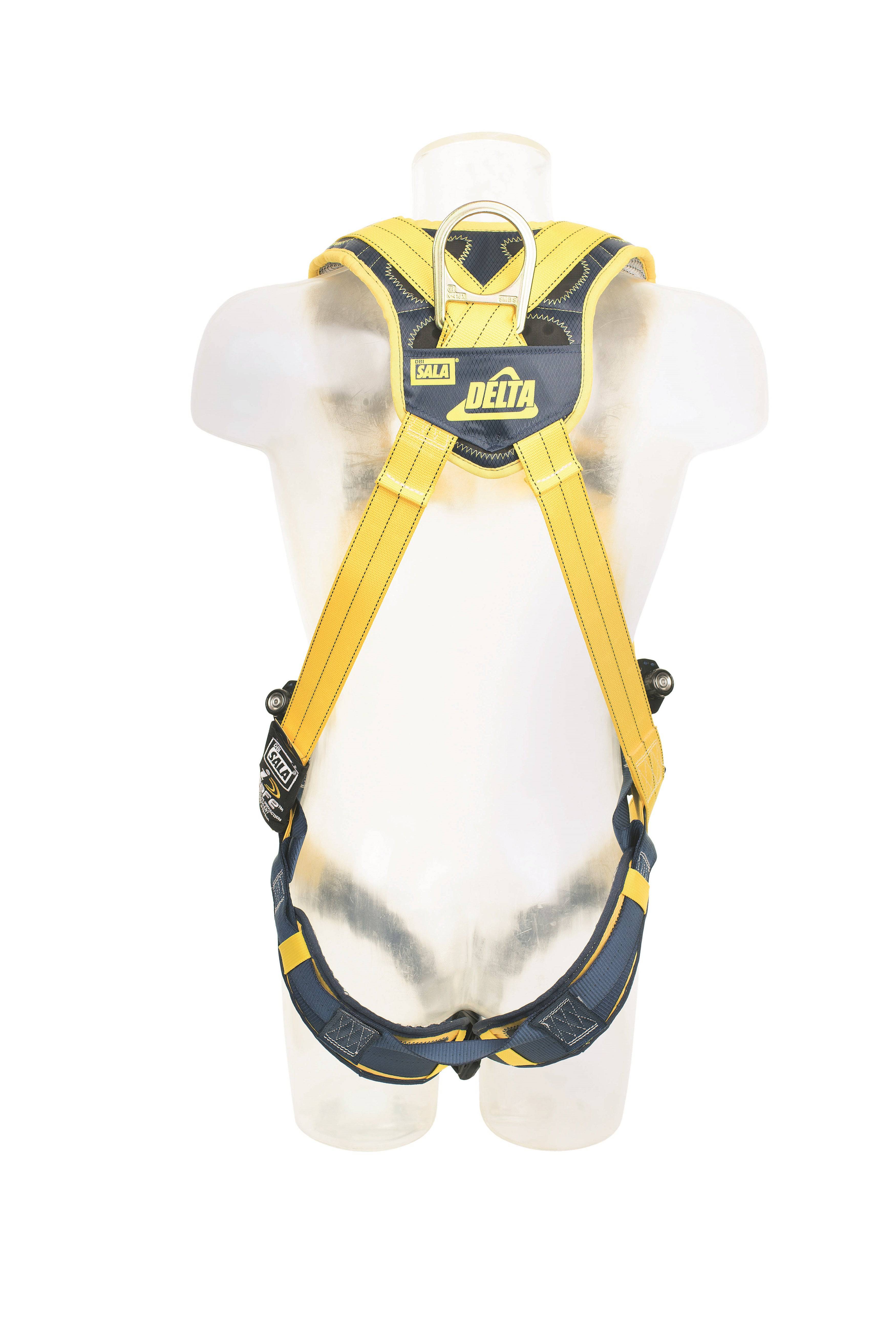 3M DBI SALA Delta Comfort Harness with Rear Attachment Point and Standard Buckles - SecureHeights