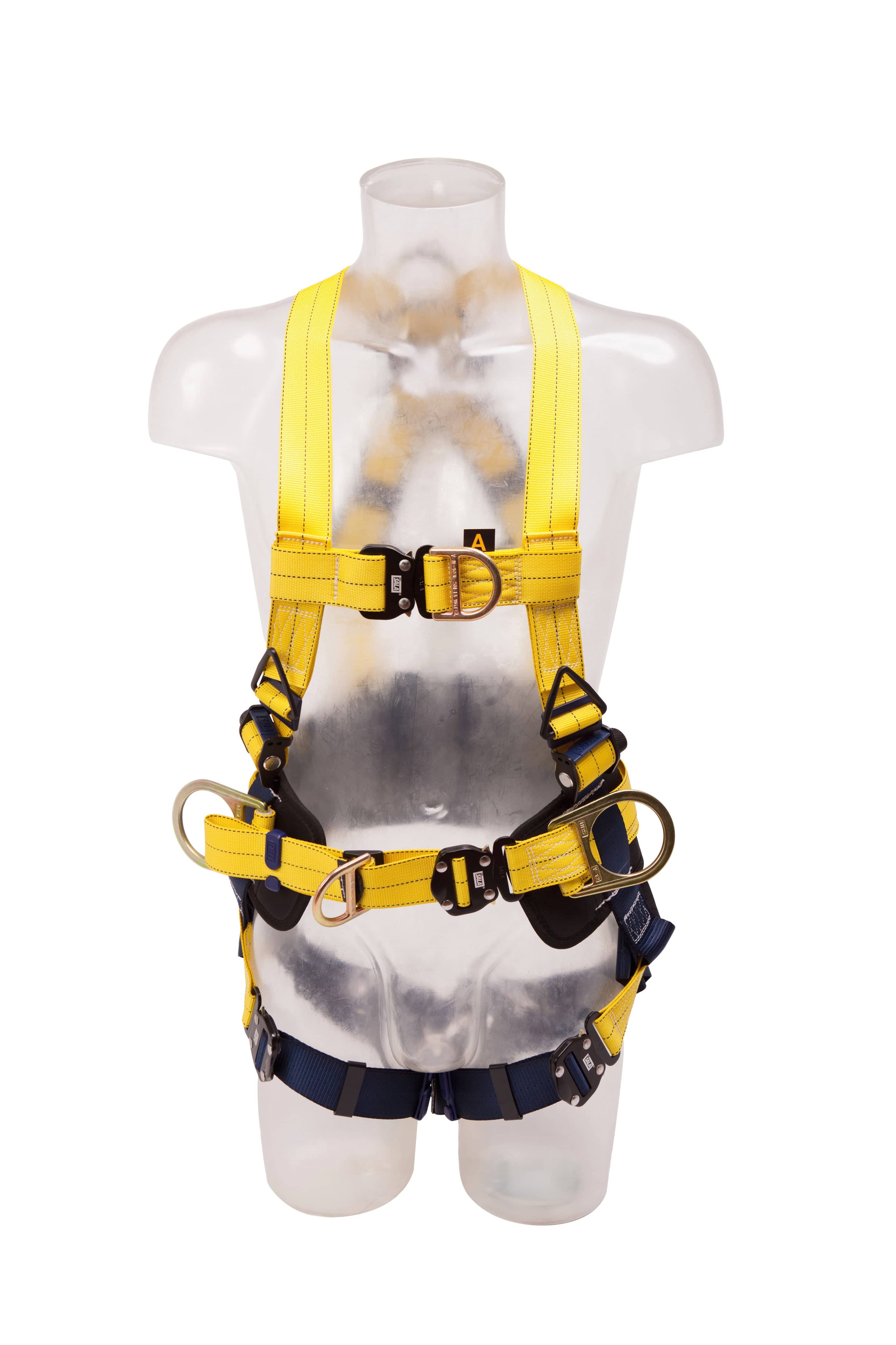 3M DBI SALA Delta Harness with Belt, Front & Rear Attachment Points and Pass Through Buckles - SecureHeights