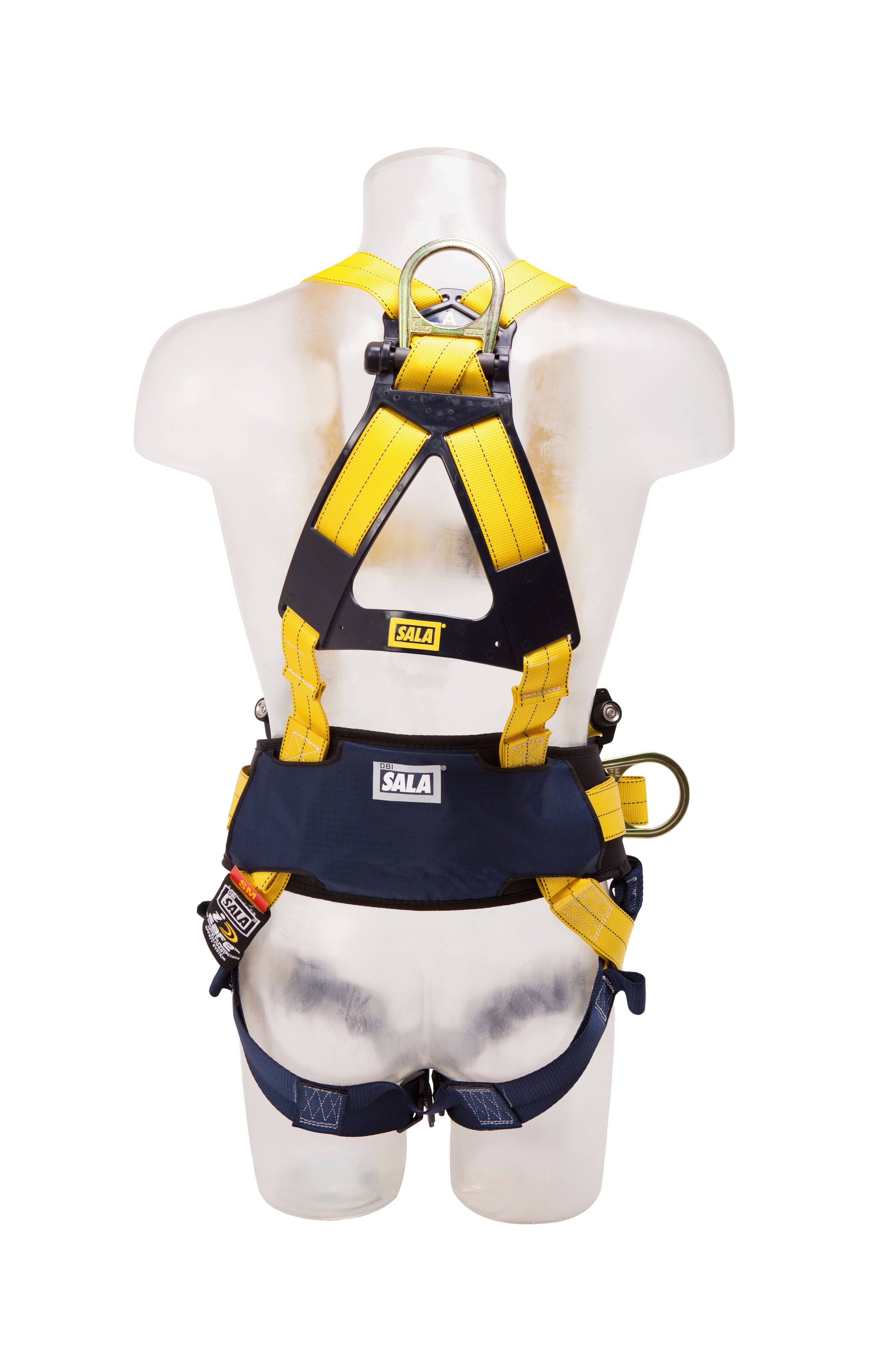 3M DBI SALA Delta Harness with Belt, Front & Rear Attachment Points and Pass Through Buckles - SecureHeights