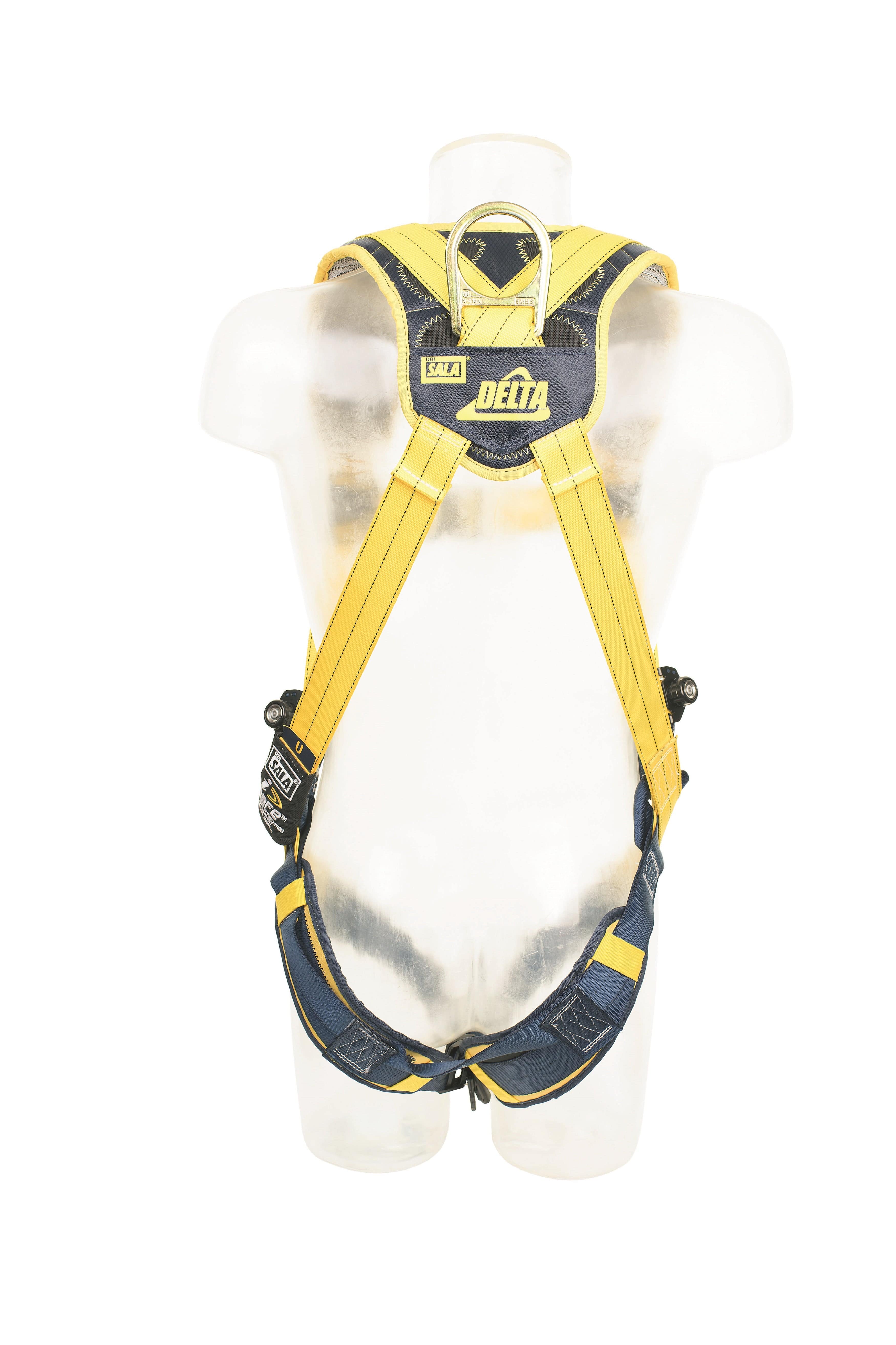 3M DBI SALA Delta Quick Connect Comfort Harness with Rear Attachment Point - SecureHeights