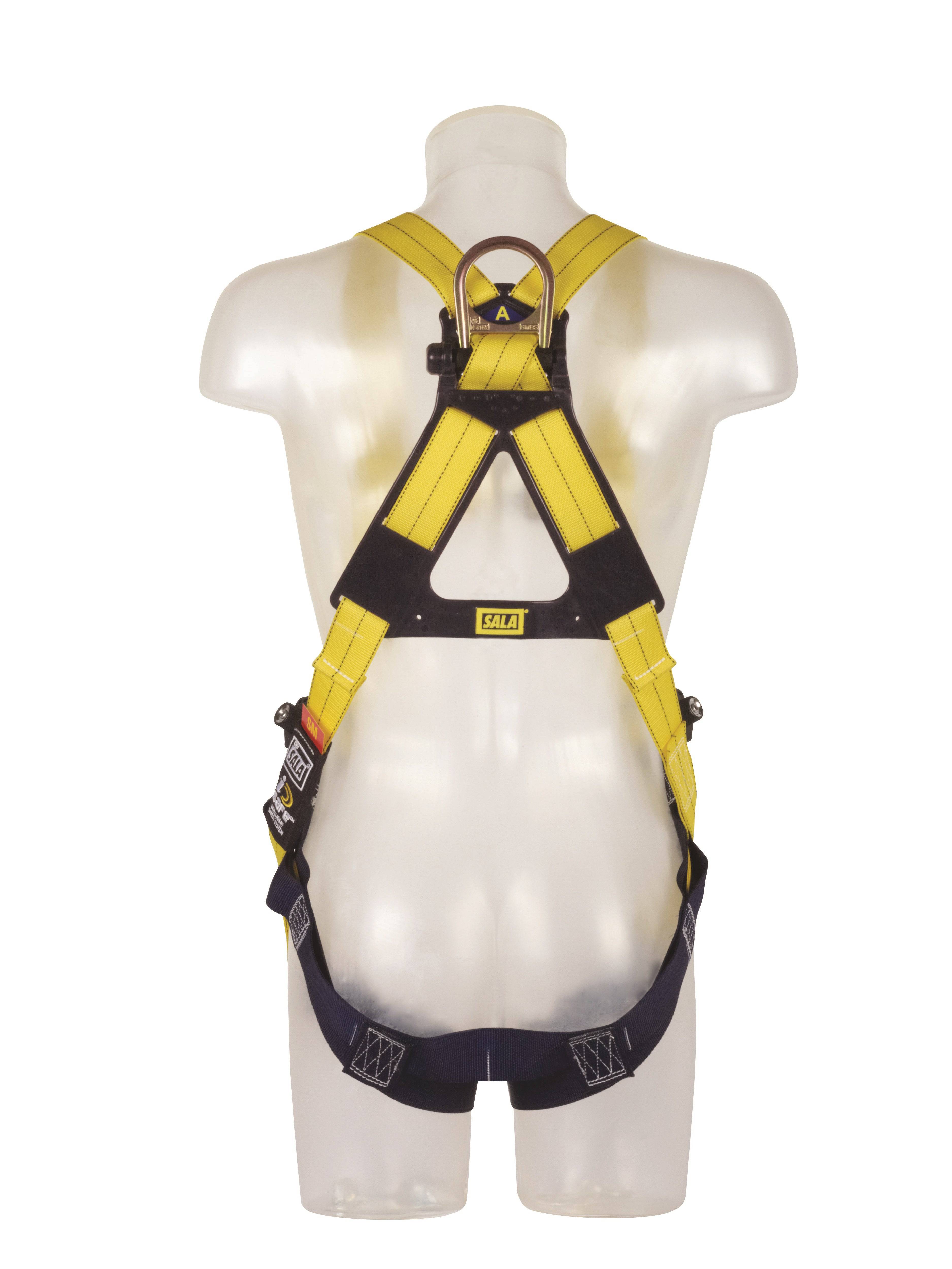 3M DBI SALA Delta Quick Connect Harness with Front and Rear Attachment Points - SecureHeights