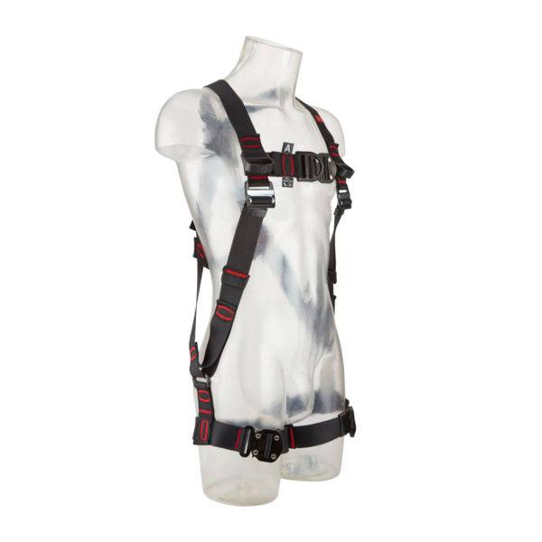 3M Protecta E200 Quick Connect Standard Vest Style Fall Arrest Harness with Front & Rear Attachment Points and Horizontal Leg Straps - SecureHeights