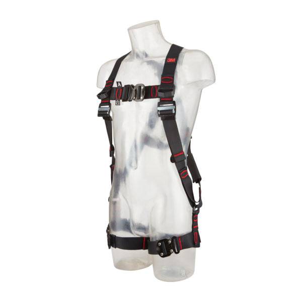 3M Protecta E200 Quick Connect Standard Vest Style Fall Arrest Harness with Front & Rear Attachment Points and Horizontal Leg Straps - SecureHeights