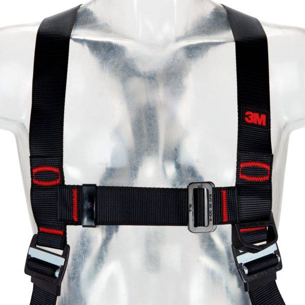3M Protecta E200 Standard Vest Style Fall Arrest Harness with Rear Attachment Point, Lanyard Keeper and Impact Indicator - SecureHeights