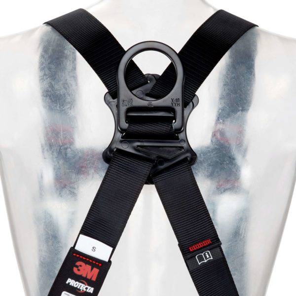 3M Protecta E200 Standard Vest Style Fall Arrest Harness with Front & Rear Attachment Points and Horizontal Leg Straps - SecureHeights