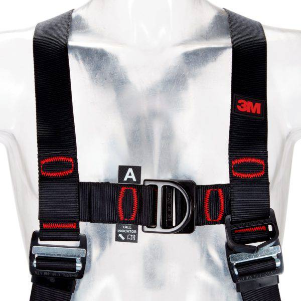 3M Protecta E200 Standard Vest Style Fall Arrest Harness with Front & Rear Attachment Points - SecureHeights