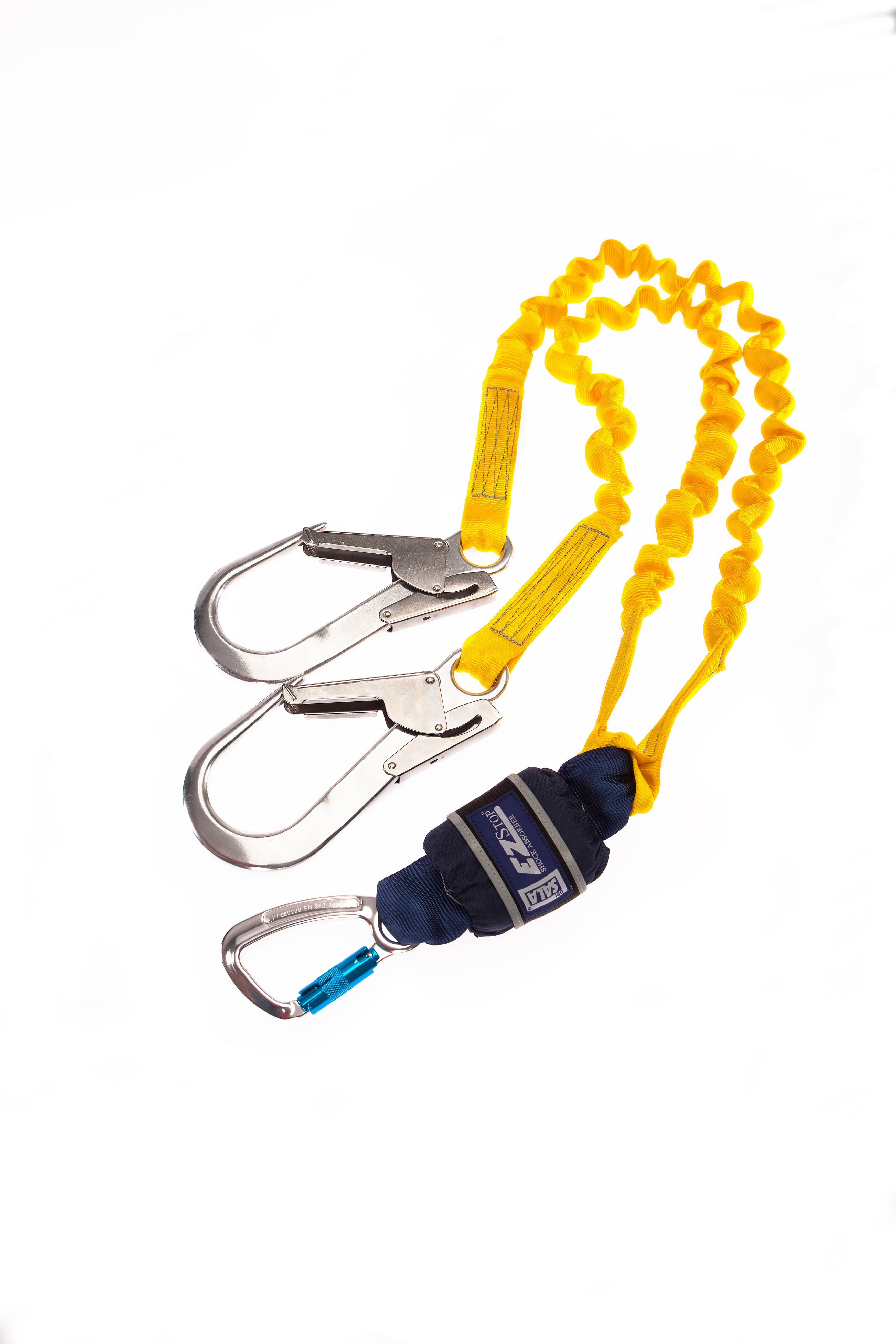 3M DBI SALA EZ-Stop 2m Twin Leg Expander Web Shock Absorbing Lanyard with Steel Hooks 1246565 - SecureHeights