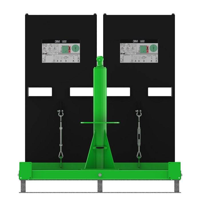 3M DBI SALA FlexiGuard M200 Modular Jib Counterweight Mast Base with Concrete 8530887 - SecureHeights