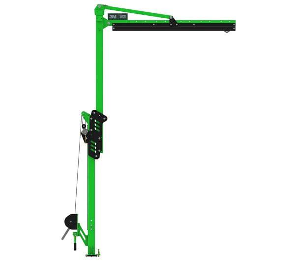 3M DBI SALA Flexiguard M100 Modular Jib Adjustable Height Mast Anchor (3m-4.6m) 8530874 - SecureHeights