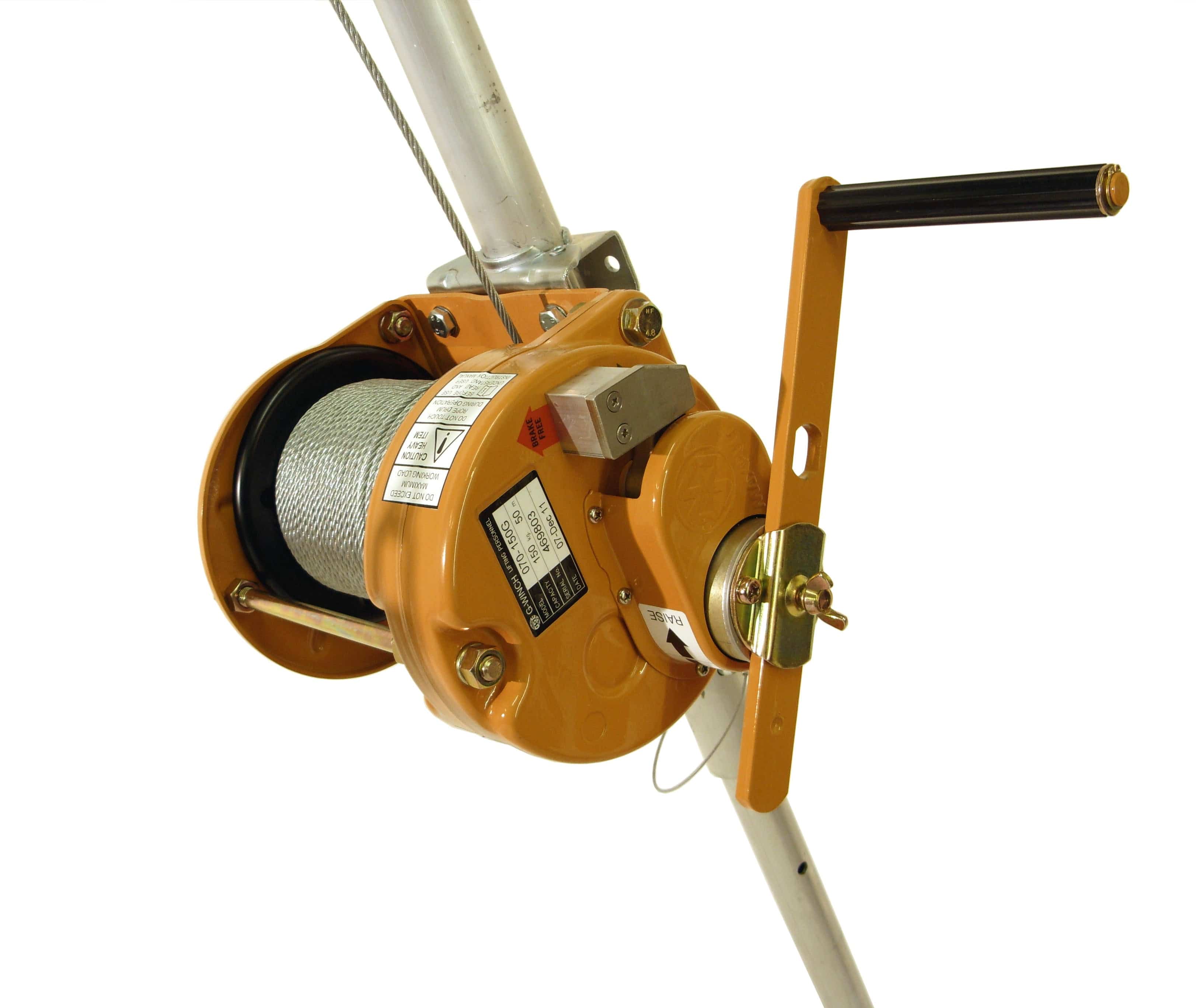Globestock G.Winch 200kg MWL Stainless Steel Cable Personnel Winch 20m-40m - SecureHeights