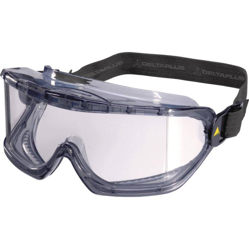DeltaPlus GALERAS CLEAR Polycarbonate Adjustable Ventilated Safety Goggles (Pack of 5) GALERVI - SecureHeights