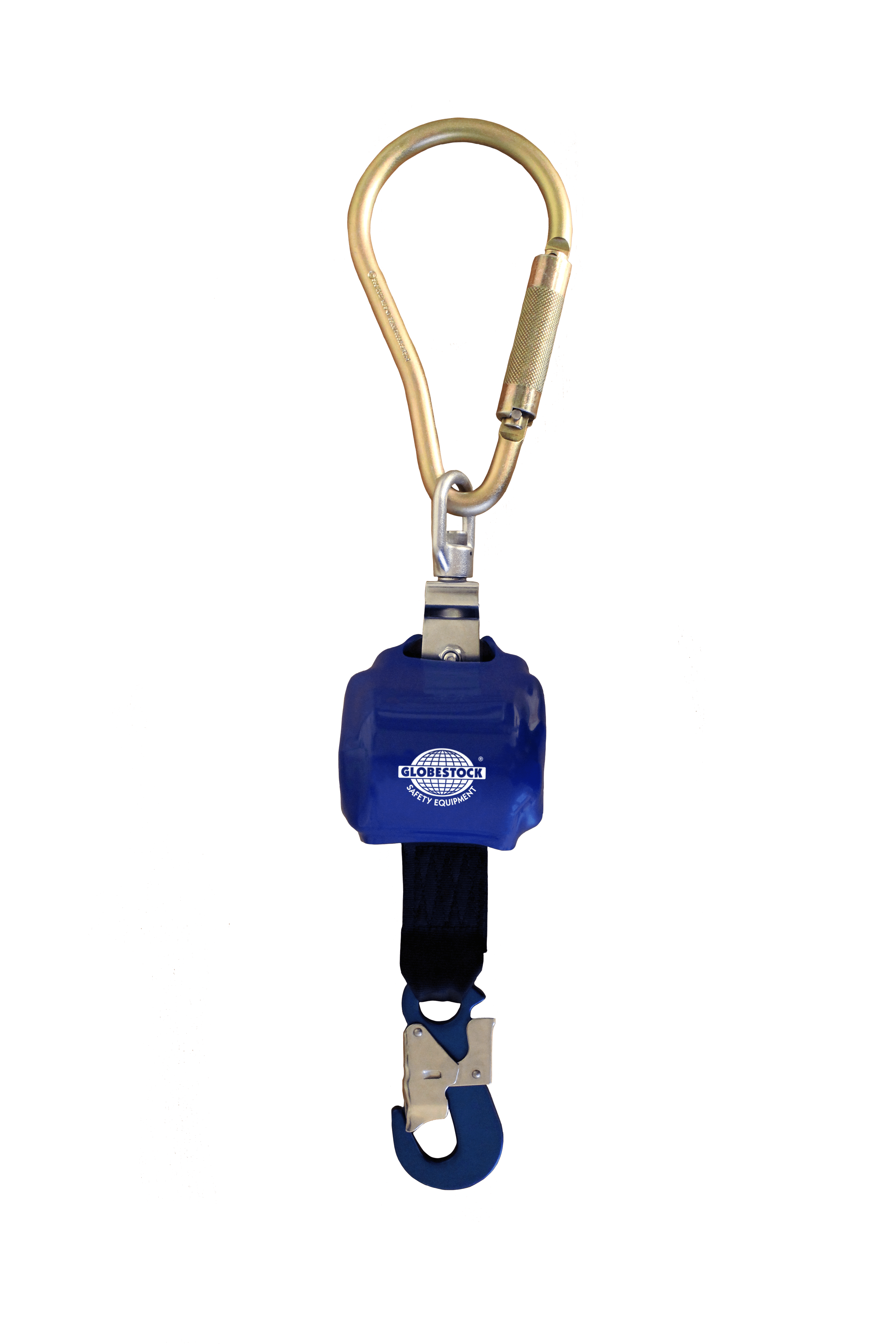 Globestock G.AutoReel 2.5m Compact Fall Arrest Block with Scaffold Carabiner GSE1050SC - SecureHeights