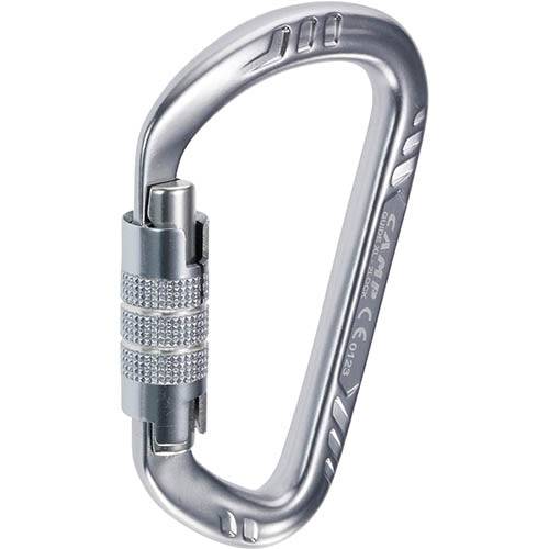 CAMP Safety GUIDE XL 2LOCK Lightweight D-Shaped Twist Lock Aluminum Carabiner 136403 - SecureHeights