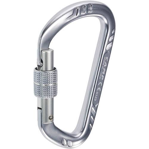 CAMP Safety GUIDE XL LOCK Lightweight D-Shaped Screwgate Aluminum Carabiner 136303 - SecureHeights