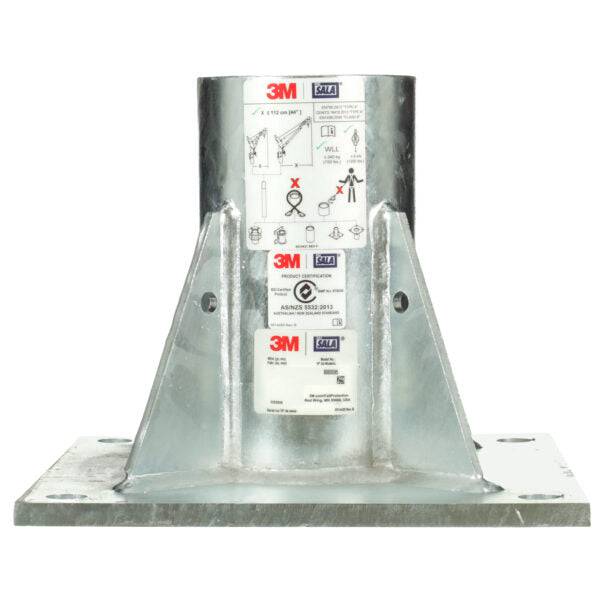 3M DBI SALA Galvanised Floor Mount HC Davit Base 8000095 - SecureHeights