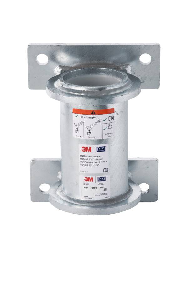 3M DBI SALA Galvanised Wall Mount HC Davit Base 8000101 - SecureHeights