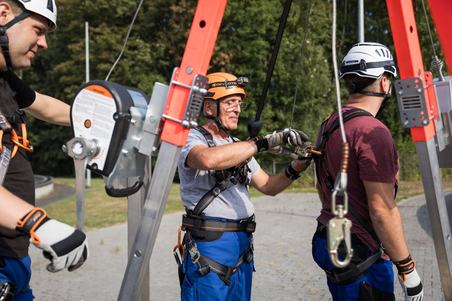 Skylotec JACKPOD WINCH 1 18m Steel Cable Winch JP-008-1 - SecureHeights