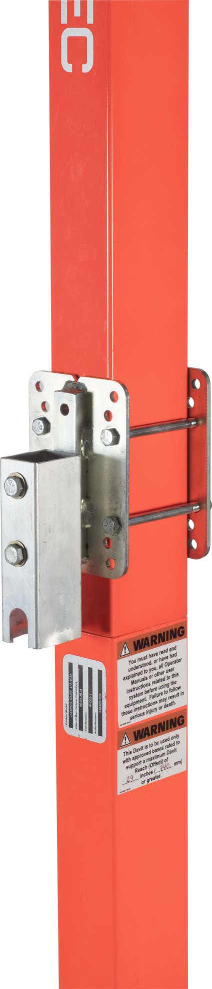 Skylotec JACKPOD WINCH 1 Davit Mounting Bracket JP-010-1 - SecureHeights