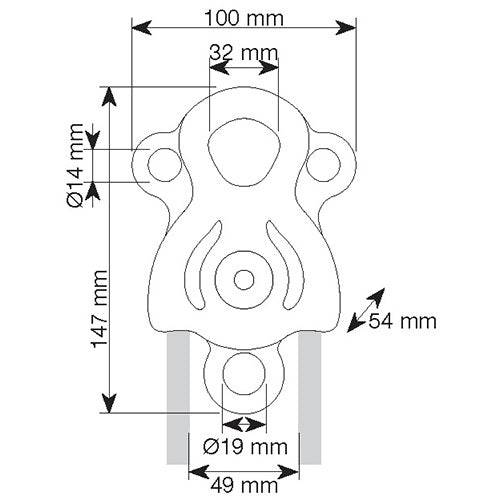 CAMP Safety JANUS High Strength Multifunctional Prusik Double Pulley - SecureHeights