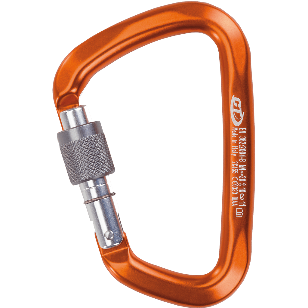 Climbing Technology LARGE SG Light-Alloy Screwgate Carabiner - SecureHeights