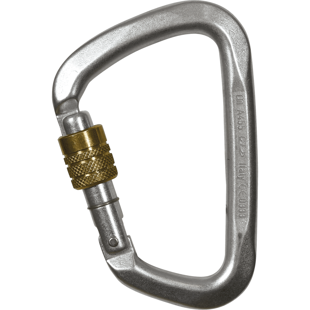 Climbing Technology LARGE STEEL SG Steel Screwgate Carabiner 3C4550A - SecureHeights