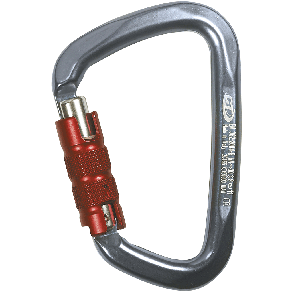 Climbing Technology LARGE TG Light-Alloy Triple Twist Lock Carabiner - SecureHeights