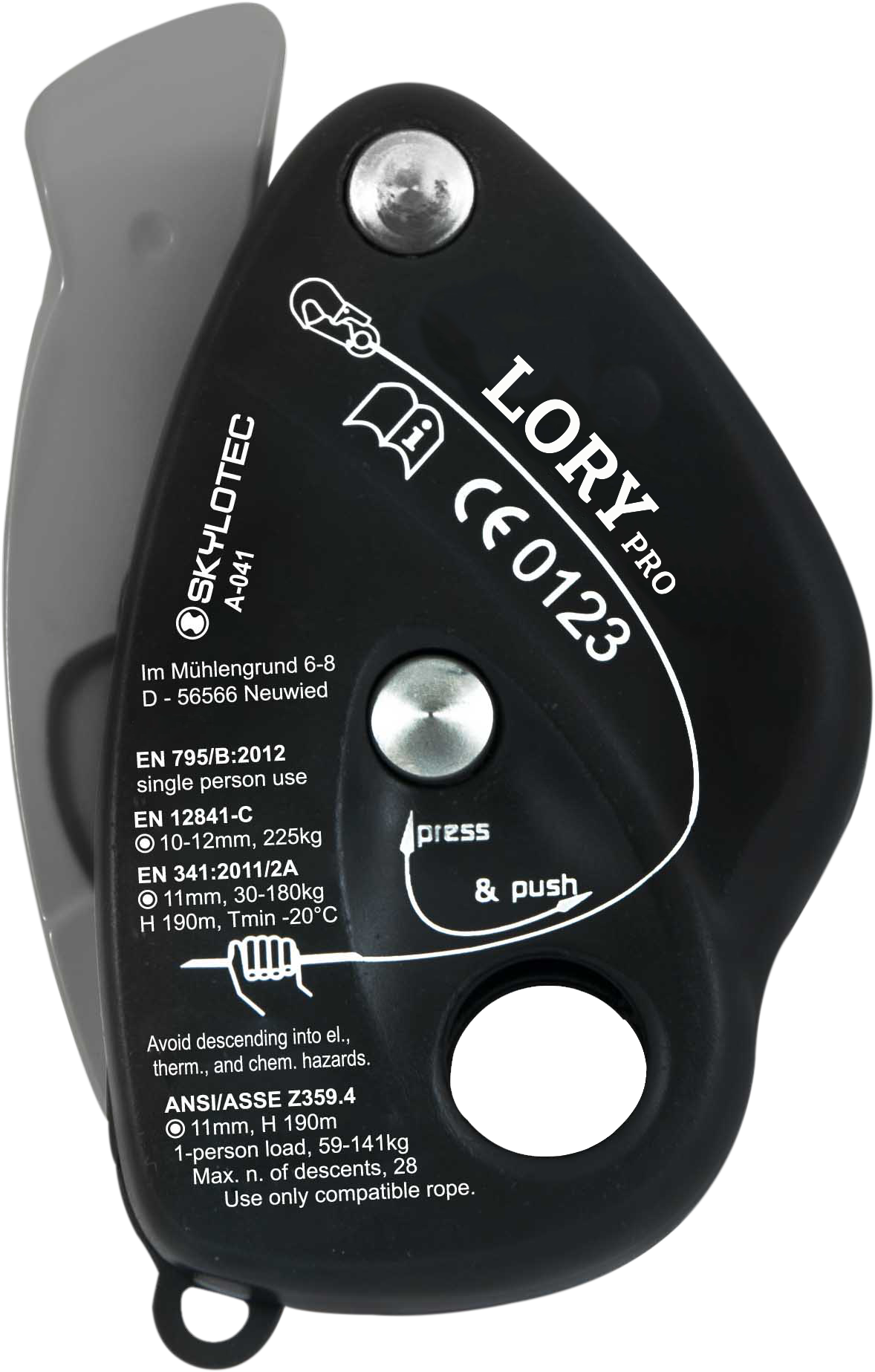 Skylotec LORY PRO Descender with Panic Function A-041 - SecureHeights