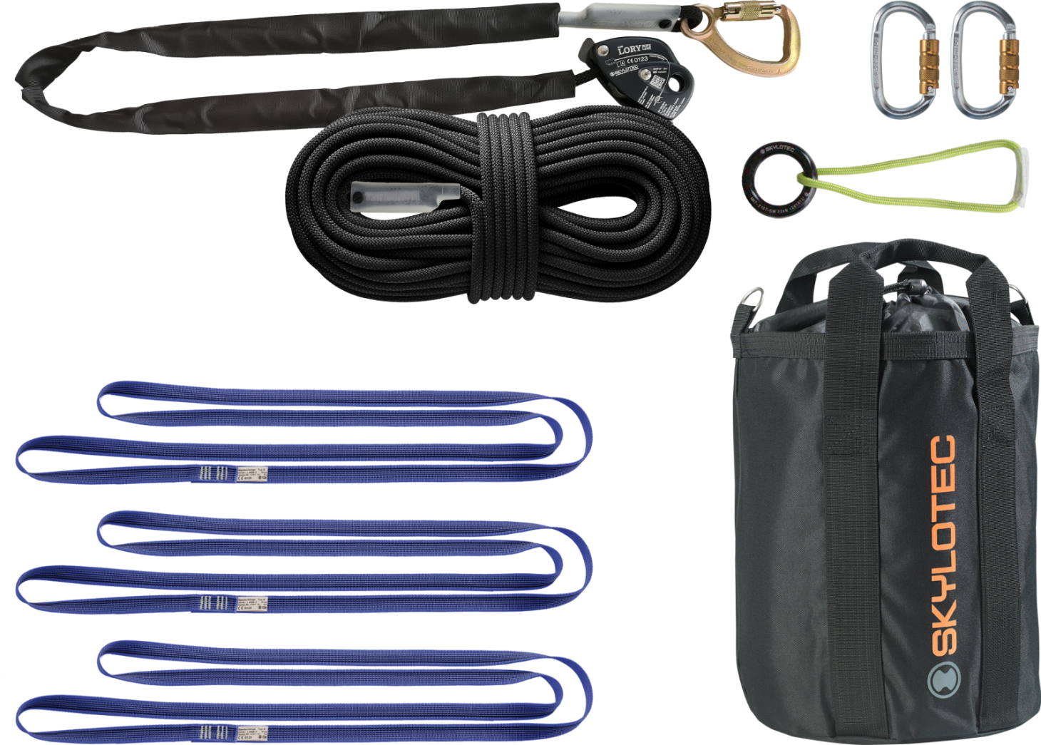 Skylotec LORY ROPELINE 20m Temporary Horizontal Lifeline SET-441 - SecureHeights