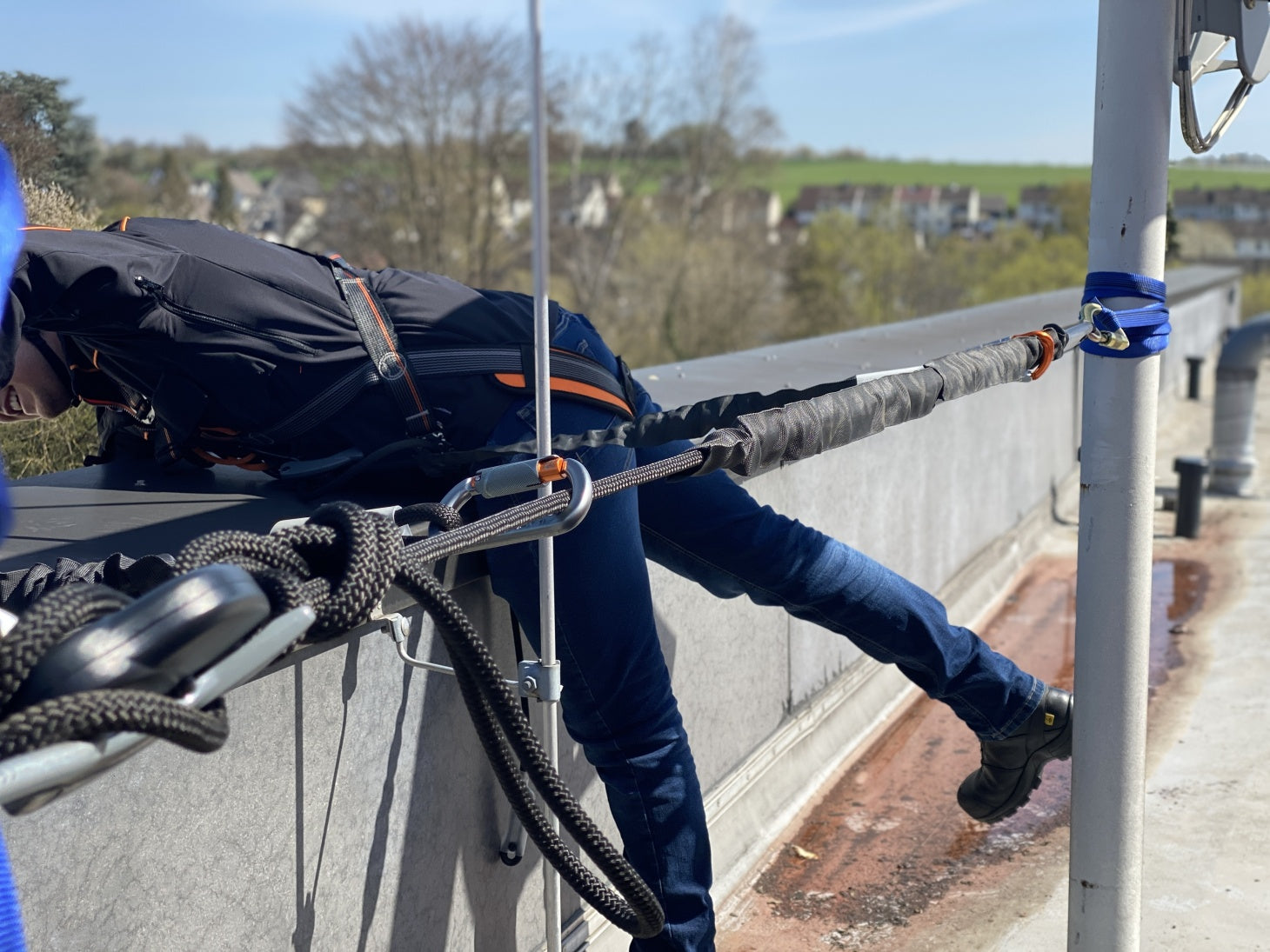 Skylotec LORY ROPELINE 20m Temporary Horizontal Lifeline SET-441 - SecureHeights