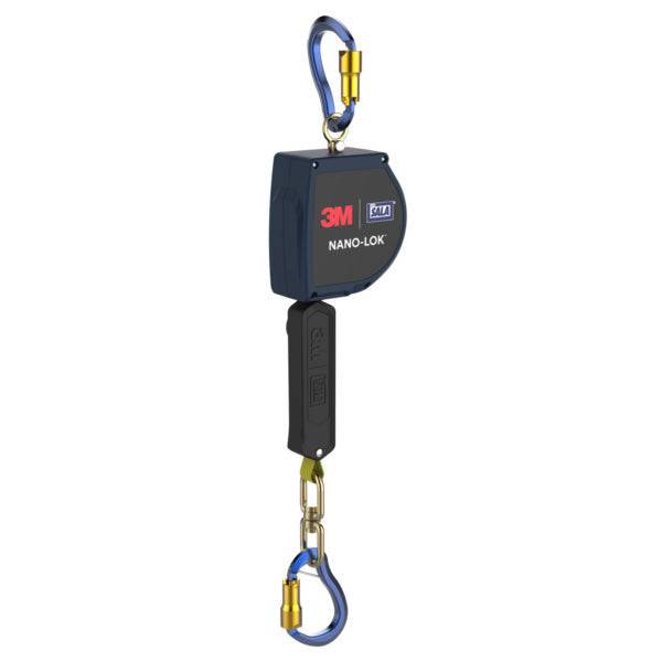 3M DBI SALA Nano-Lok XL 6m Extended Single Leg Web Self Retracting Lifeline with Aluminium Carabiner 3103877 - SecureHeights