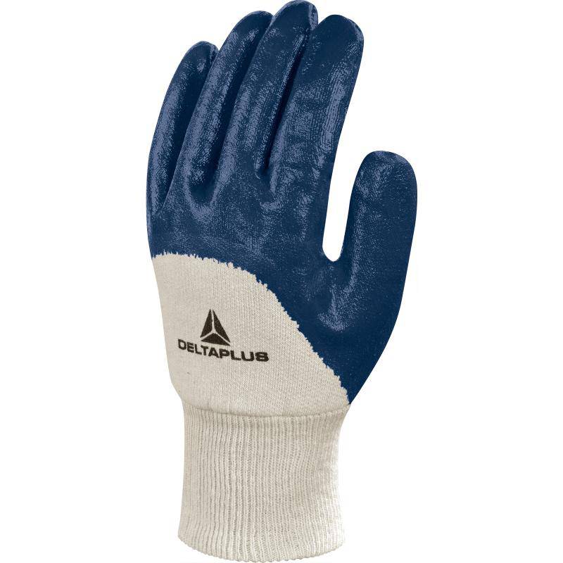 DeltaPlus NI150 Ventilated Nitrile Coated Safety Gloves (20 Pairs) - SecureHeights