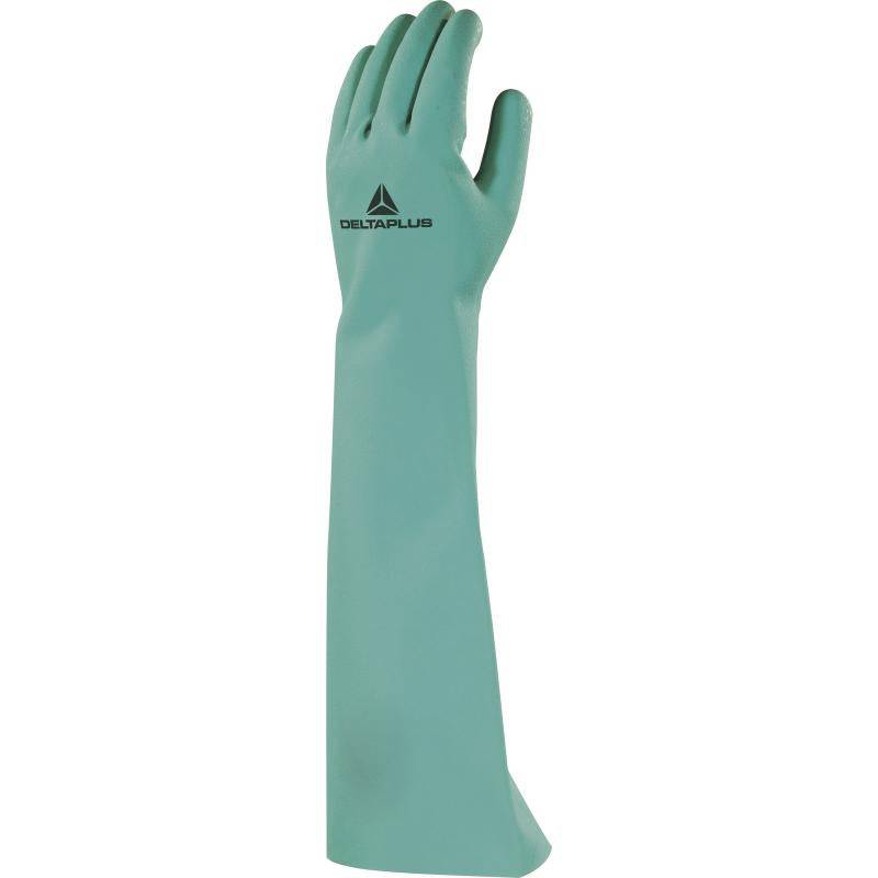 DeltaPlus NITREX VE846 Nitrile 46cm Safety Gloves (5 Pairs) - SecureHeights