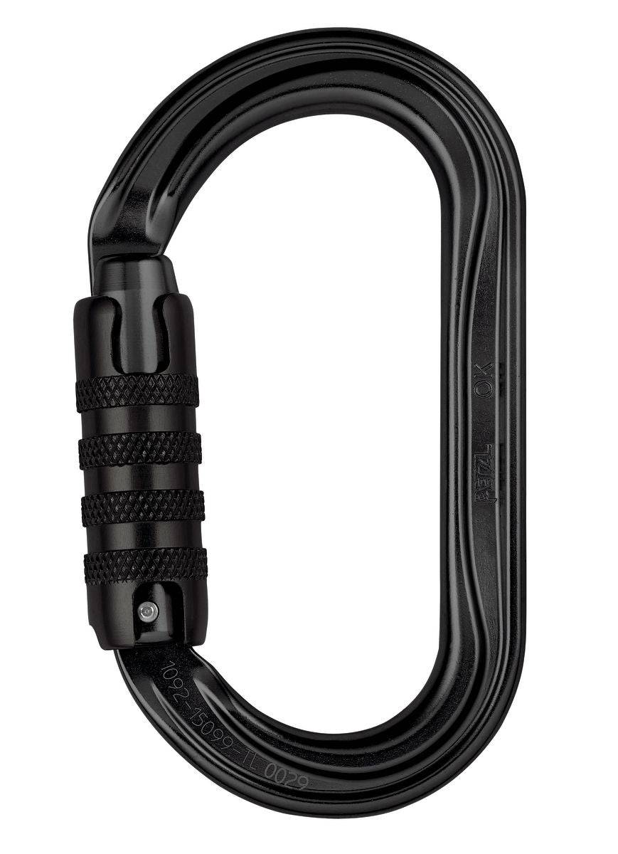 Petzl OK Lightweight Aluminium Oval Triact Lock Carabiner - SecureHeights