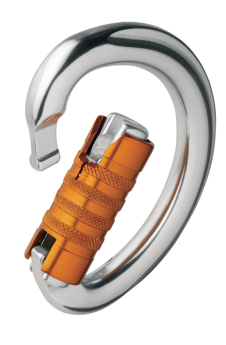 Petzl OMNI Semi Circle Multi Directional Aluminium Triact Lock Carabiner M37 TL - SecureHeights