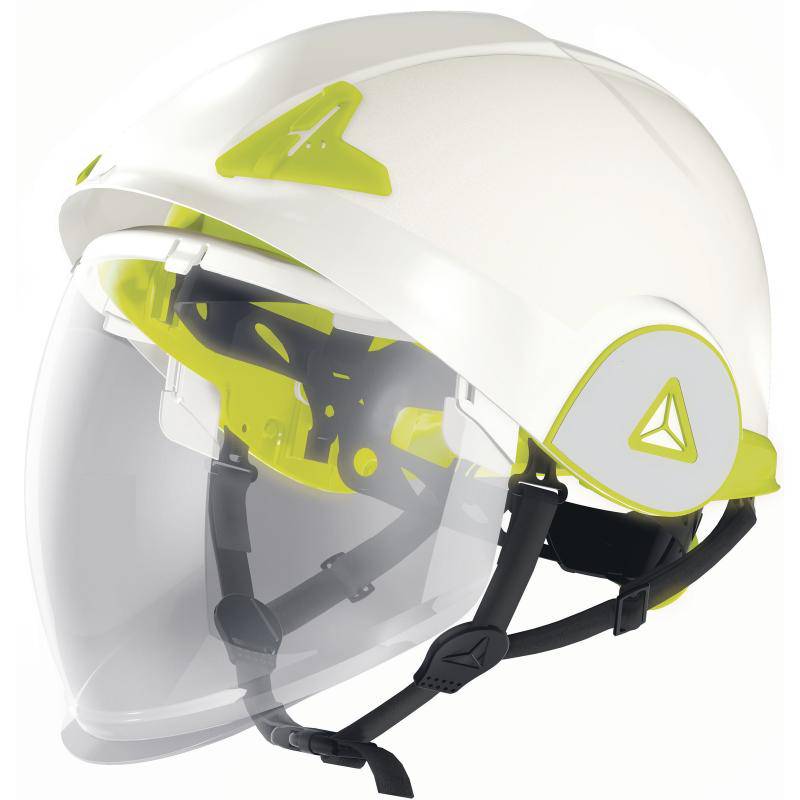 DeltaPlus ONYX Dual Shell Safety Helmet with Retractable Visor - SecureHeights
