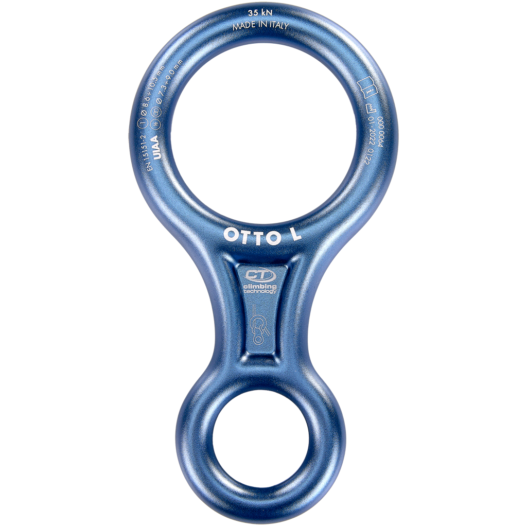 Climbing Technology OTTO L Hot Forged Light-Alloy Figure 8 Descender 2D603 - SecureHeights