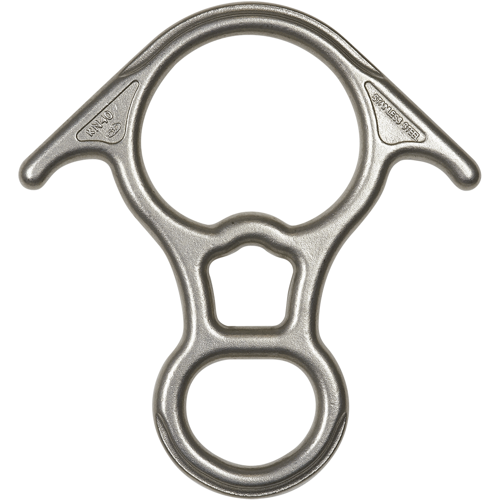 Climbing Technology OTTO R S-STEEL Large Stainless Steel Hot Forged Figure 8 Descender 4D617 - SecureHeights