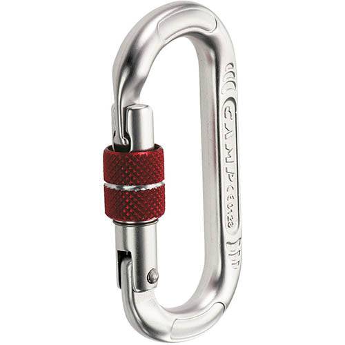 CAMP Safety OVAL COMPACT LOCK Screwgate Aluminium Carabiner 1115 - SecureHeights