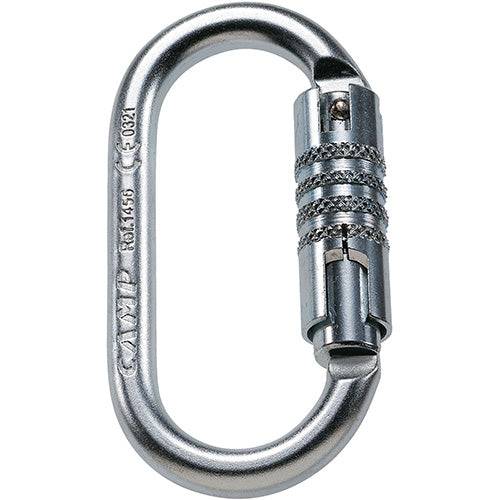CAMP Safety OVAL PRO 3LOCK High Strength Triple Lock Steel Carabiner 1456 - SecureHeights