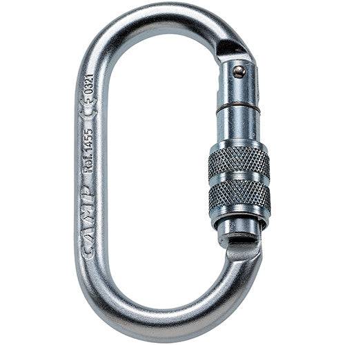 CAMP Safety OVAL PRO LOCK High Strength Screwgate Steel Carabiner 1455 - SecureHeights