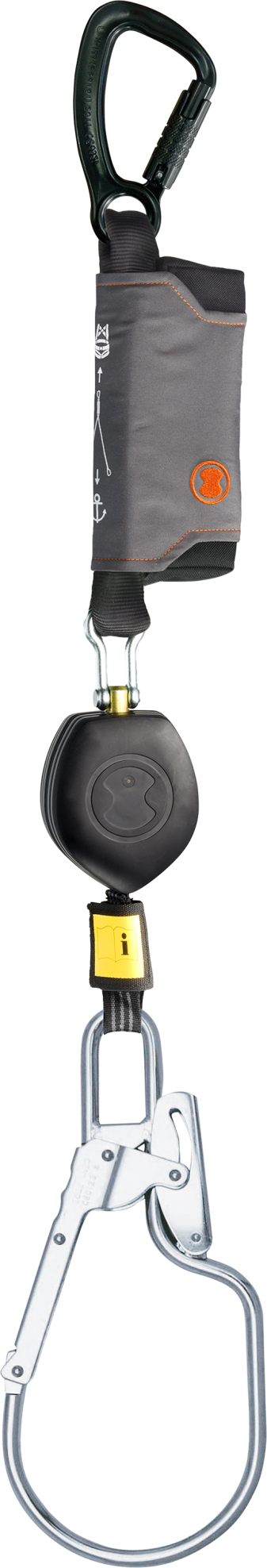 Skylotec PEANUT I 1.8m Self Retracting Lifeline with 85mm Scaffold Hook HSG-021-1,8-5 - SecureHeights