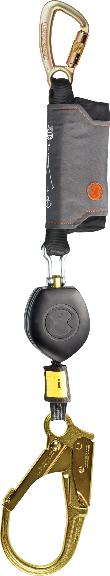 Skylotec PEANUT I 2.5m Self Retracting Lifeline with 60mm Scaffold Hook HSG-021-2,5-4 - SecureHeights