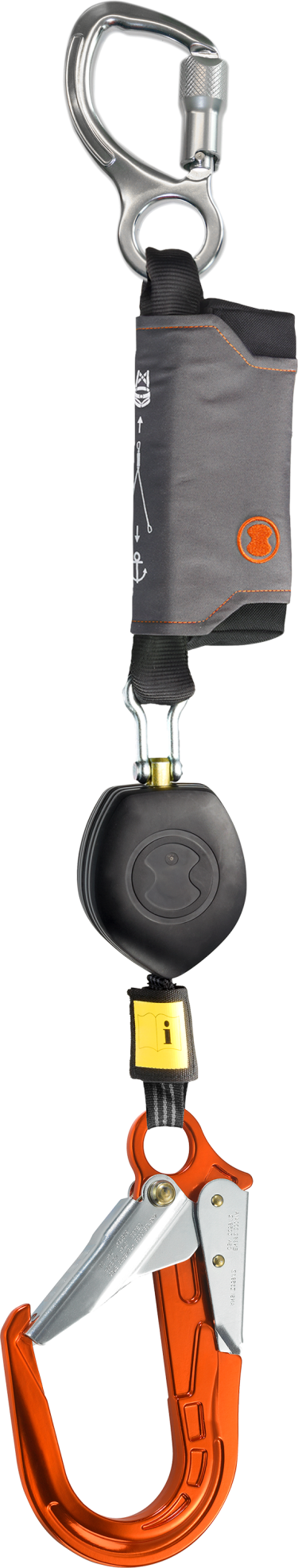 Skylotec PEANUT I 2.5m Self Retracting Lifeline with 64mm Scaffold Hook HSG-021-2,5-6 - SecureHeights