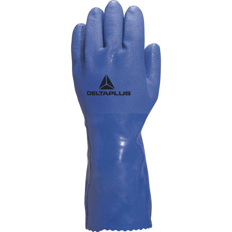 DeltaPlus PETRO VE780 PVC Coated 30cm Safety Gloves (5 Pairs) - SecureHeights