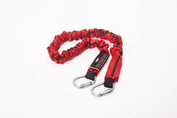 3M Protecta Pro 2m Single Leg Edge Tested Elasticated Stretch Shock Absorbing Lanyard with Twist Lock Carabiner AE5220SBB/SE - SecureHeights